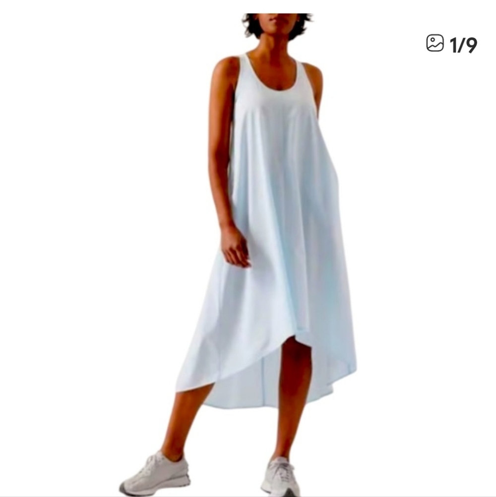 Athleta periwinkle presidio  High-Low Tank Dress